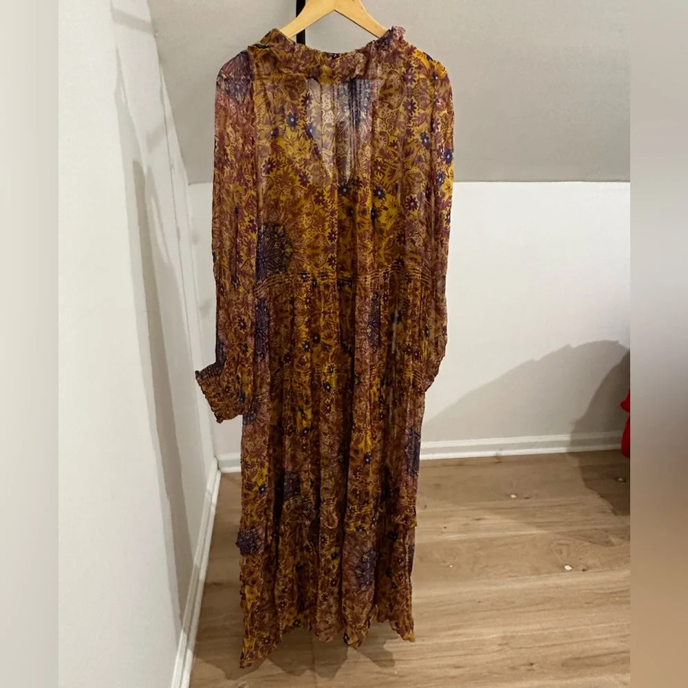 NWT Anthropologie Maxi Dress w/ Adjustable Slip - Picture 3 of 6